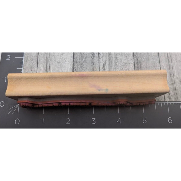 Great Impressions Summertime Border Sun G175 Rubber‎ Stamp Wood #D22 - Picture 4 of 5